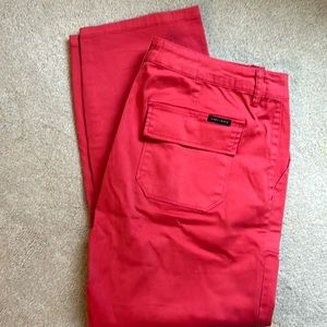 Sanctuary Red crop pants, size 28